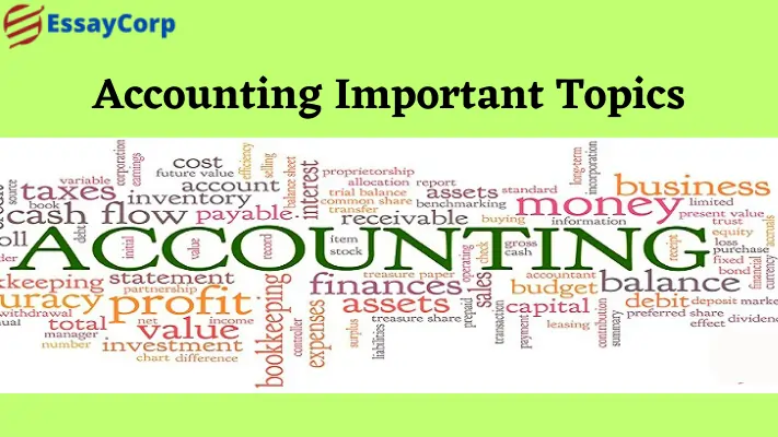 Accounting Important Topics
